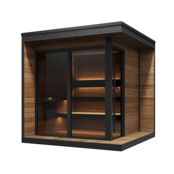 Moderne Gartensauna